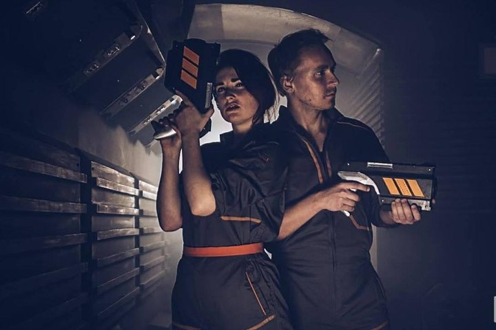 Step into a world of cosmic adventure as you prepare for your mission aboard the Galactic Pioneer. Engage with innovative props and technology immersing yourself in an unforgettable interstellar journey.